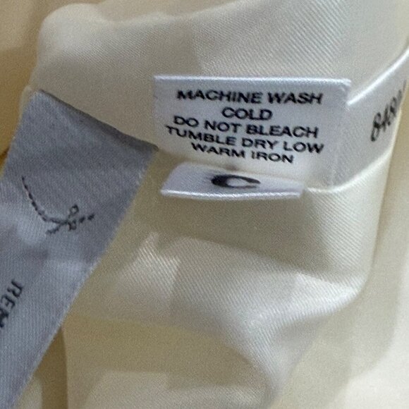 Ann Taylor Loft Womens Linen Blend Cropped Cuffed Pants Size 6 Cream New - Picture 2 of 10